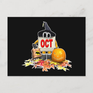 Postal Calendario-Lindo-Octubre