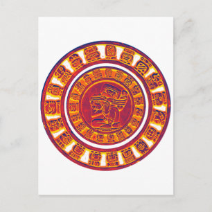 Postal Calendario Maya 2012