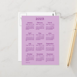 Postal Calendario Mini Tekton Rosa 2023 de Janz
