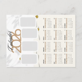 Postal calendario personalizado 2026