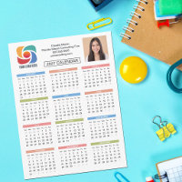 Calendario personalizado 2027 Logotipo de empresa
