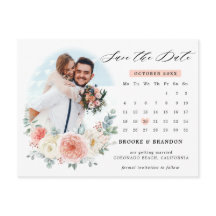 Calendario rosa de Peach Pastel de verano medio Gu