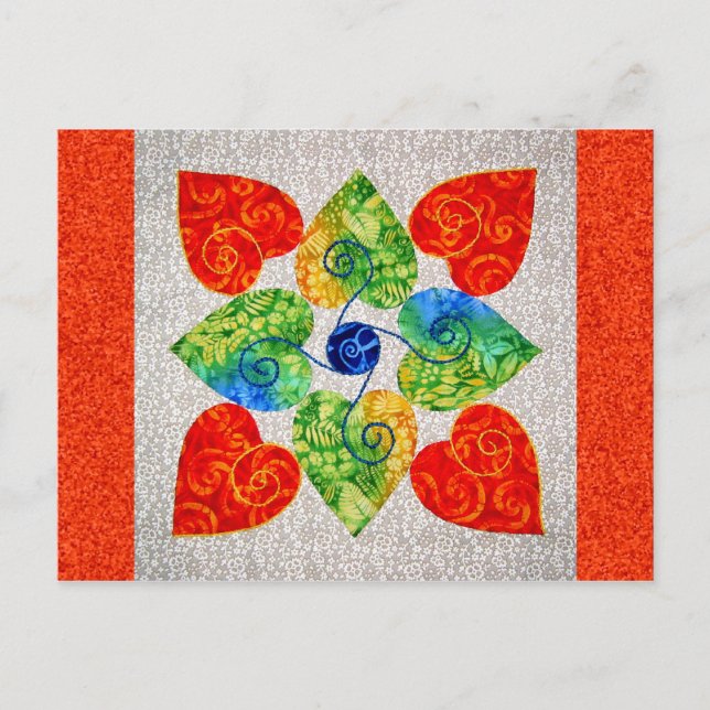 Postal Calentamiento de los corazones endebles - Bloque # (Anverso)