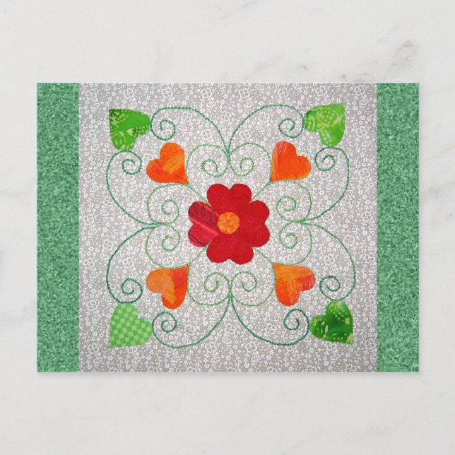 Postal Calentamiento de los corazones endebles - Bloque # (Anverso)