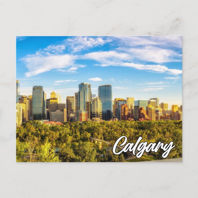 Postal Calgary, Alberta (Canadá) (Anverso)