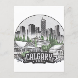 Postal Calgary City Canada USA