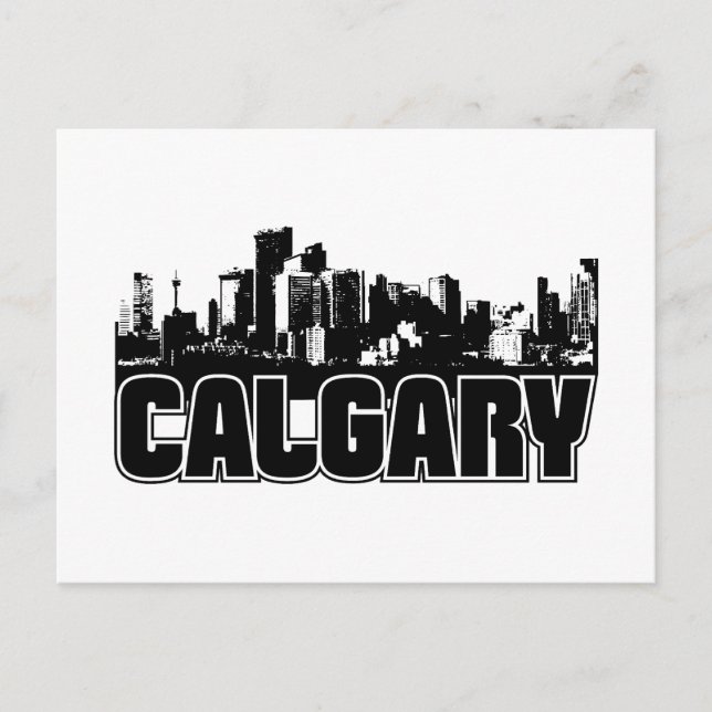 Postal Calgary Skyline (Anverso)
