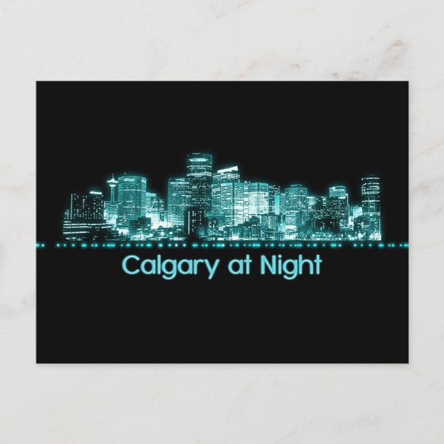 Postal Calgary Skyline (Anverso)