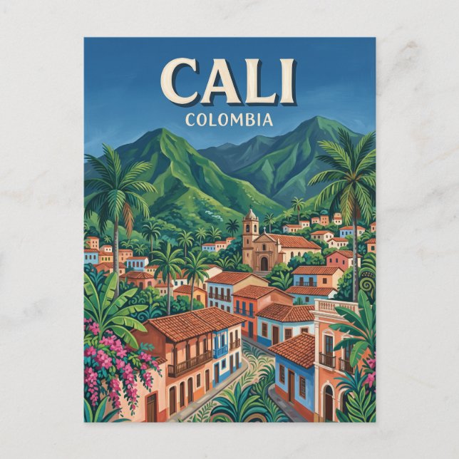 Postal Cali Colombia (Anverso)