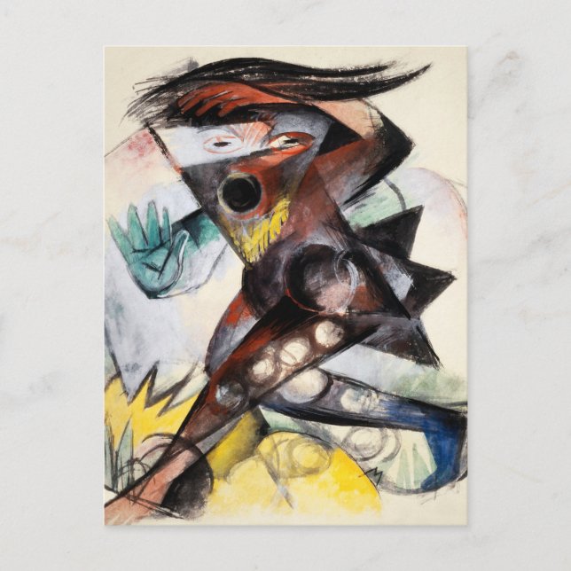 Postal Calibán - Figurina para "la tempestad" (Anverso)