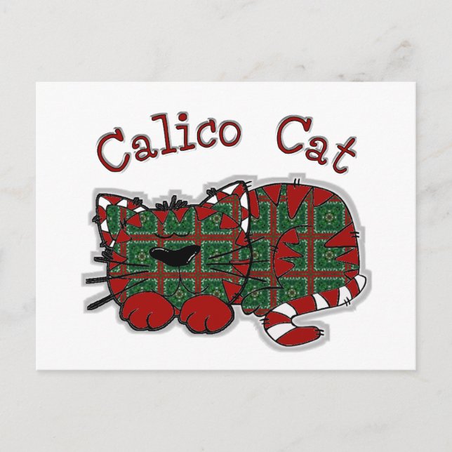 Postal Calico Cat (Anverso)