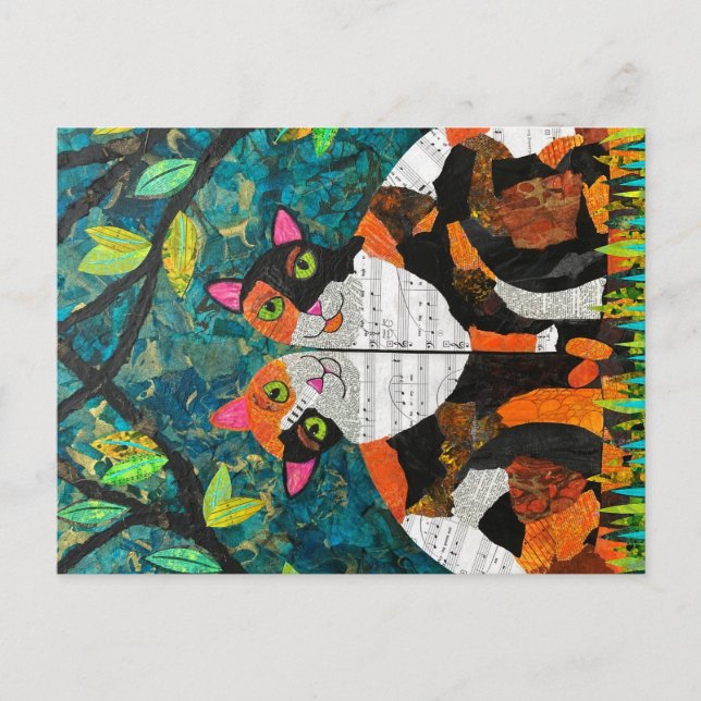 Postal Calico Love (Anverso)