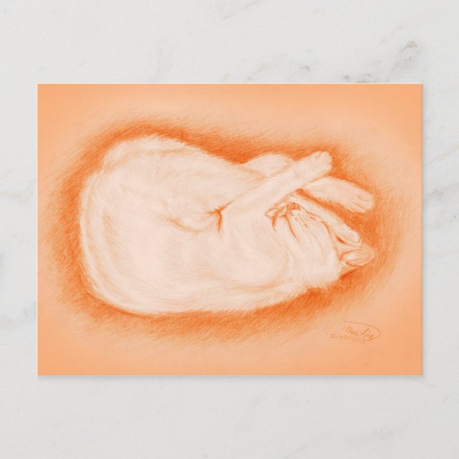 Postal Cálido como una luciérnaga (Anverso)