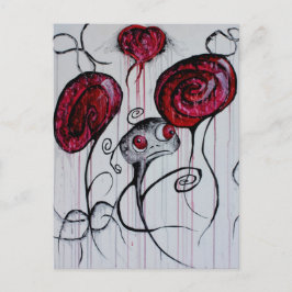 Postal Cálido Gótico de creatura espeluznante Fantasía Tr