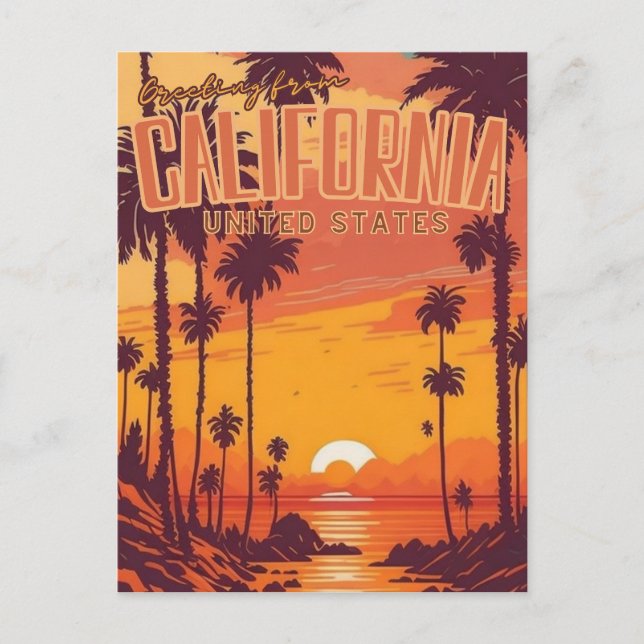 Postal California (Anverso)