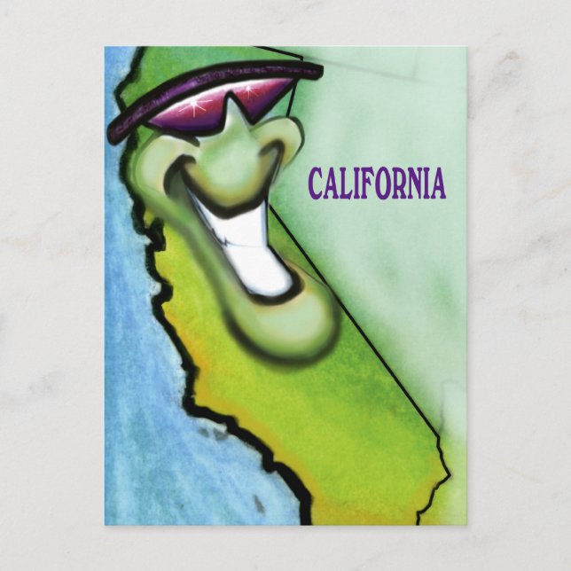 Postal California (Anverso)
