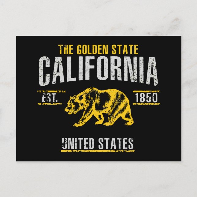Postal California (Anverso)