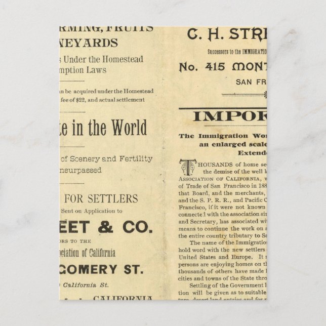 Postal California 2 (Anverso)