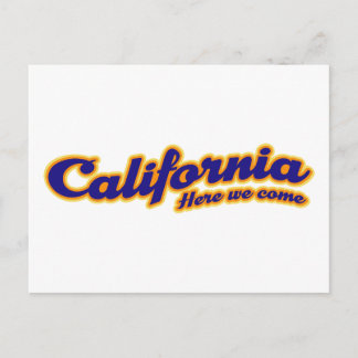 Postal California - Aquí vamos