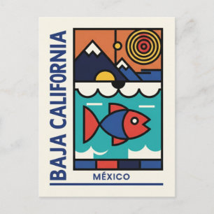 Postal California Baja moderna