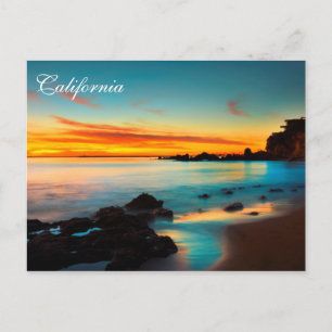 Postal California Beach Scene Postcards