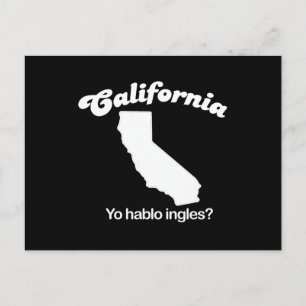 Postal California - Camiseta Yo hablo ingles