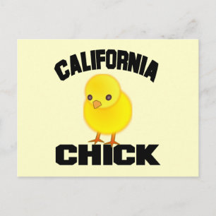 Postal California Chick