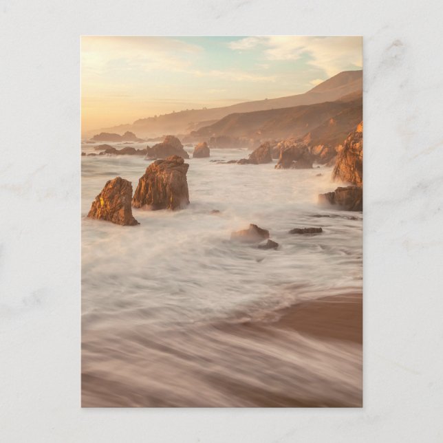 Postal California Coast Scenery View (Anverso)