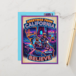 Postal California 'Cree' Bigfoot Viajes