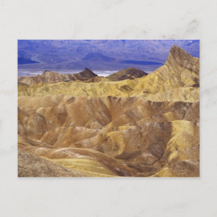 Postal California: Death Valley NP, vista desde Zabriskie