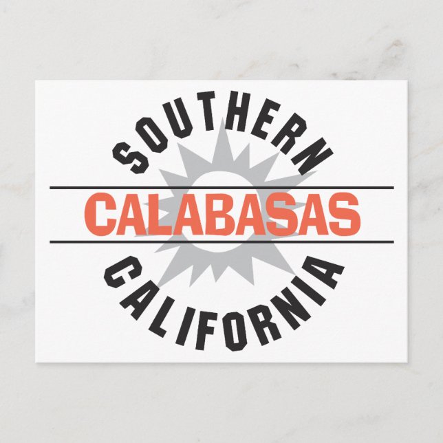 Postal California del Sur - Calabasas (Anverso)