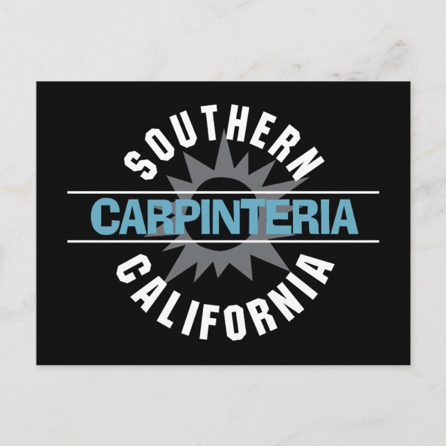 Postal California del Sur - Carpinteria (Anverso)