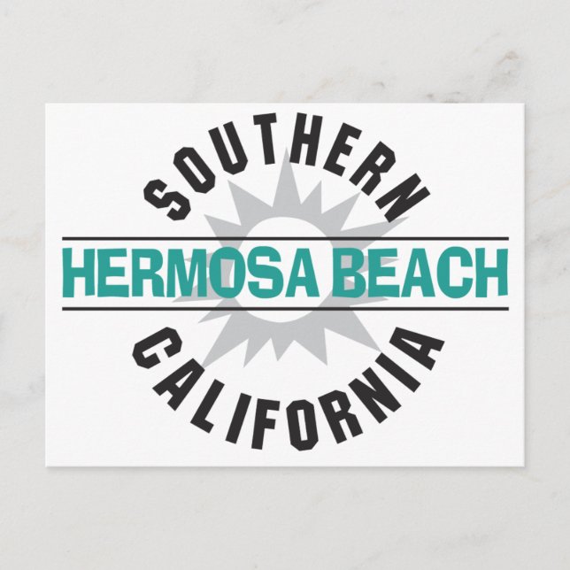 Postal California del Sur - Hermosa Beach (Anverso)