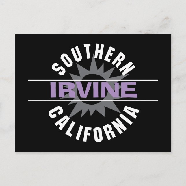 Postal California del Sur - Irvine (Anverso)