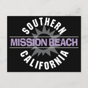 Postal California del Sur - Mission Beach