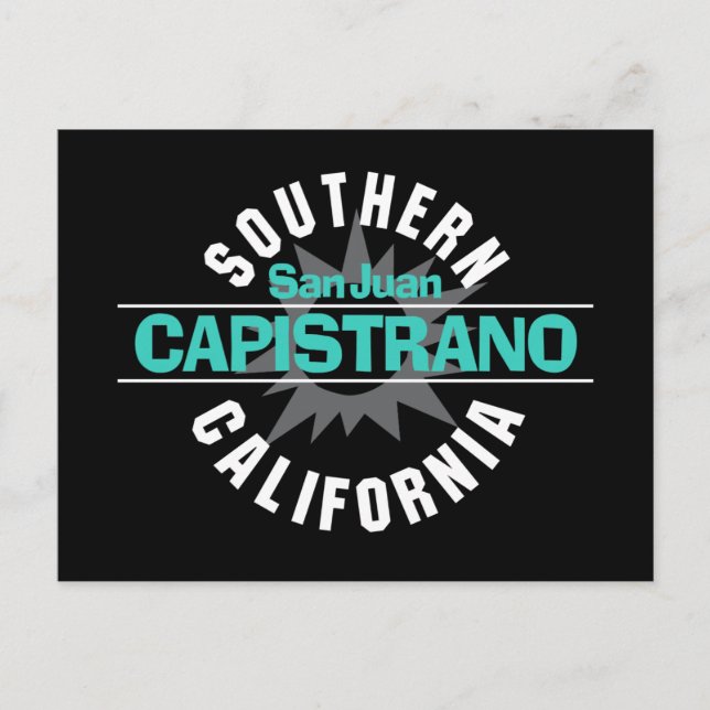 Postal California del Sur - San Juan Capistrano (Anverso)