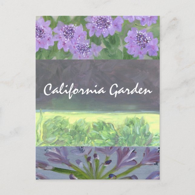 Postal California Garden (Anverso)