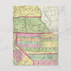 Postal California, Oregón, Washington, Utah, Nuevo México