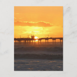 Postal California Peer al Atardecer