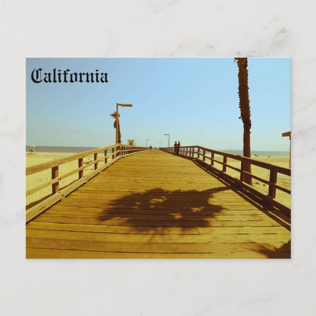Postal California Pier (Anverso)