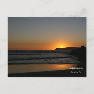 Postal California Sunset
