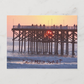 Postal California Sunset