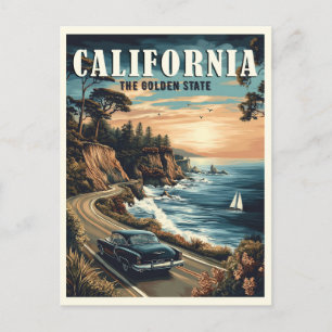 Postal California Vintage