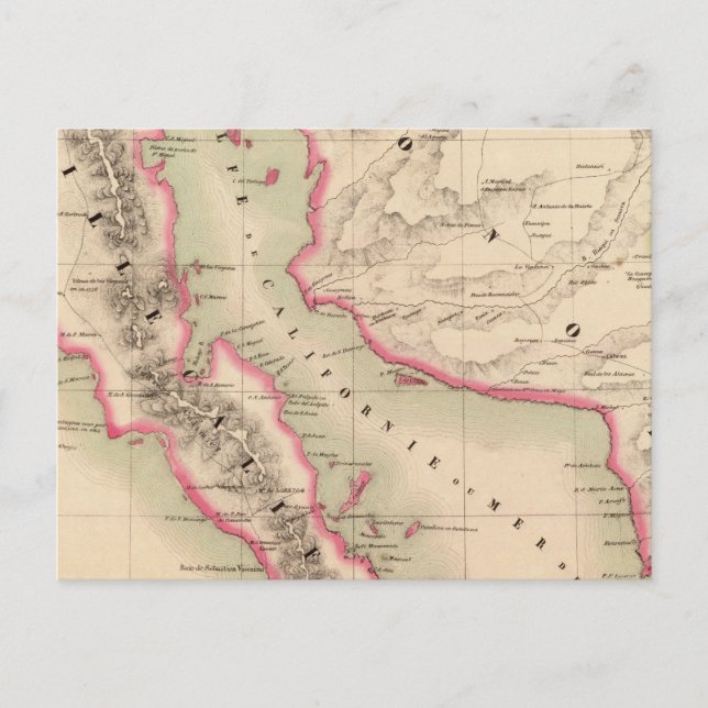Postal California y México 58 (Anverso)