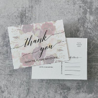 Caligrafía elegante | Faded Floral Gracias