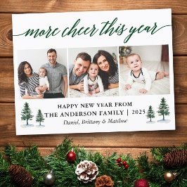 Postal Caligrafía Más Alegre Este Año 3 Pines De Fotograf