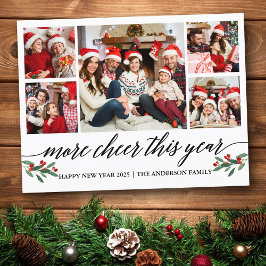 Postal Caligrafía más alentadora este año 5 festividad fo