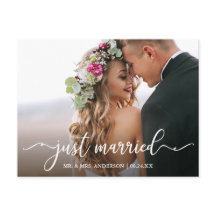 Caligrafía moderna foto de Boda casada