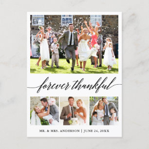 Postal Caligrafía Para Siempre Agradecimiento 4 Foto Grac