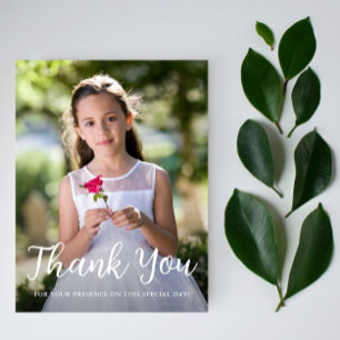 Postal Cáliz de Primera Comunión de Foto Completa Santa C